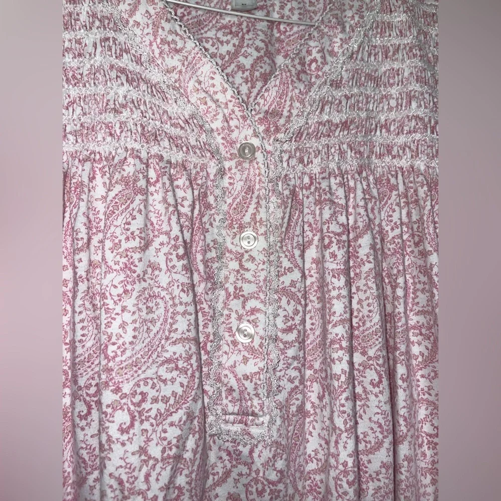Miss Elaine Pink Paisley Top - Picture 5 of 9